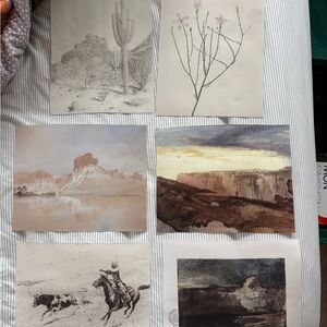 Desert Landscape Art Print Set